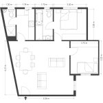 Levantamiento de planos para división de vivienda en Tetuán Madrid, zona Cuatro Caminos.